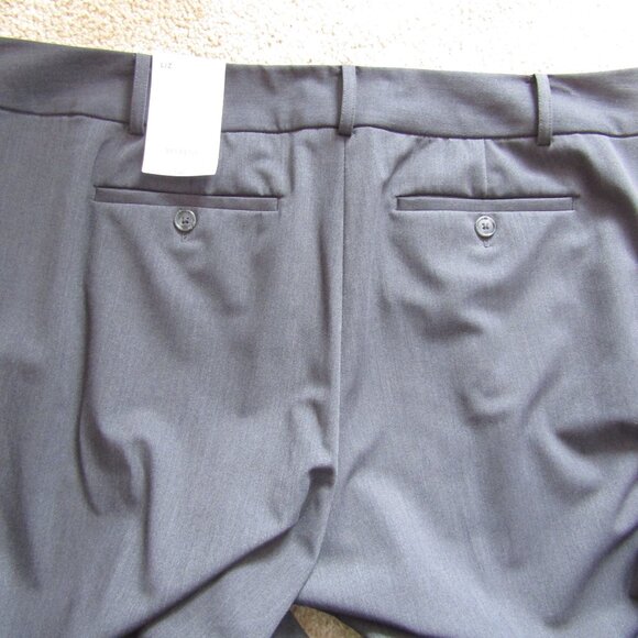 Liz Claiborne Sophie Secretly Slender Pants Women’s Size 18 Charcoal Stretch NWT - Picture 3 of 6